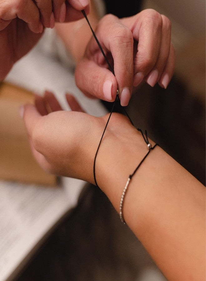 Loved Creations Morse Code Bracelets for Women, Luke 1:37 Christian Bible Verse Bracelets, Scripture S925 Sterling Silver Inspirational Faith Jewelry, Religious Gifts for Women - Image 4